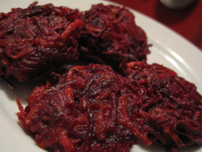Beet cakes